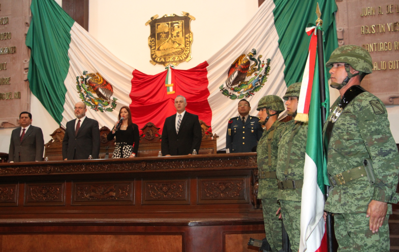 Se realiza Sesión Solemne en el Congreso de Coahuila en la que se conmemoró el Día del Ejercito