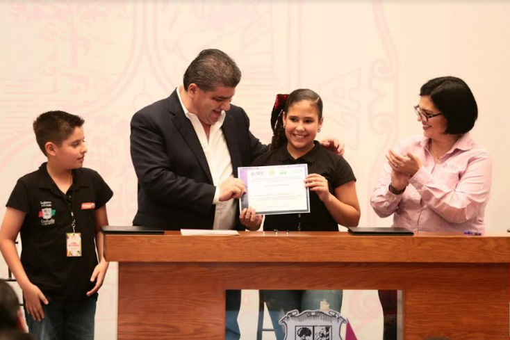 Eligen niñas y niños difusores de Coahuila a su representante