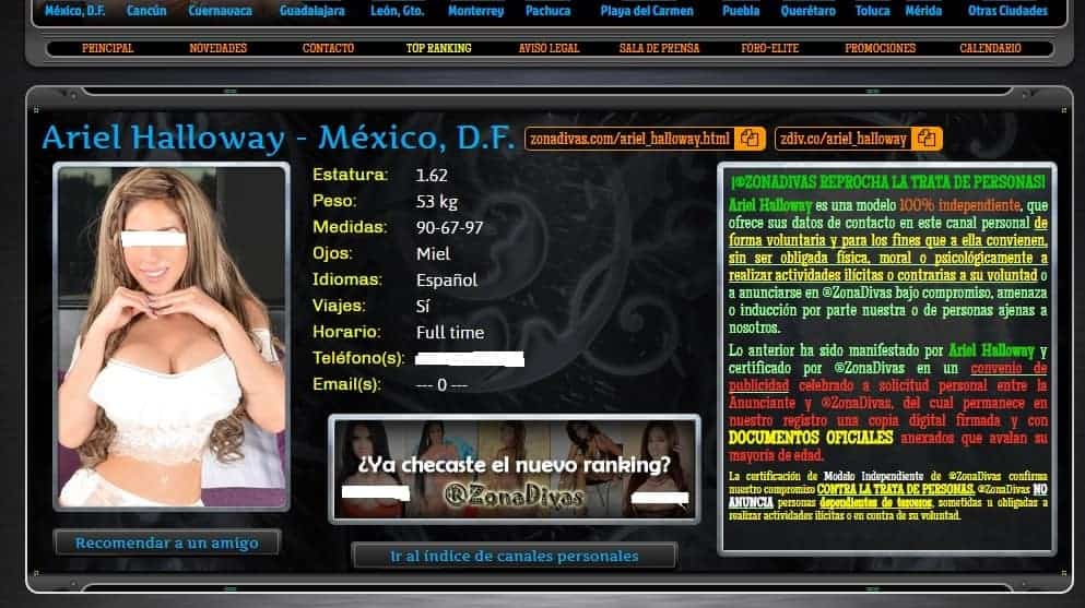 Cae administradora de Zona Divas; así se aprovechaba de escorts