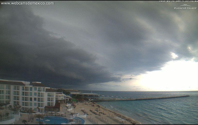 Sorprende granizada en Cancún