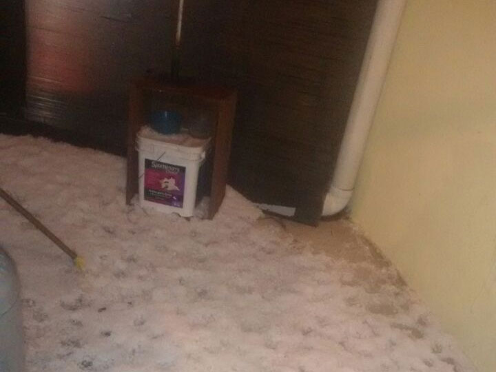 Granizada pone en jaque viviendas al sur de CDMX