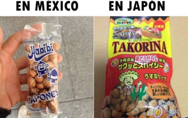En Japón, los cacahuates “japoneses” <br>se conocen como “mexicanos”