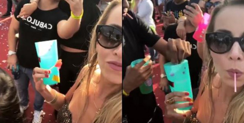 Captura el momento exacto en que le ponen droga a su bebida