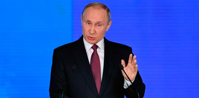 Putin dice que Rusia llegaría a la Luna para 2030