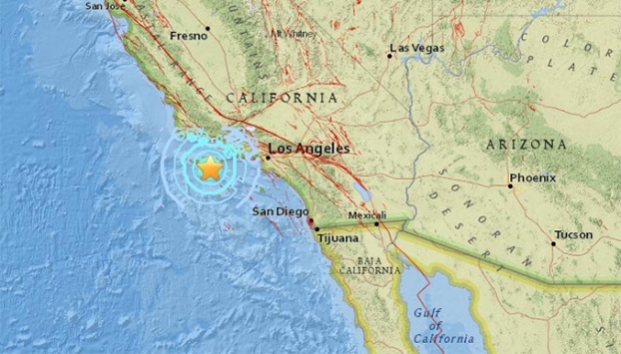 Sismo en California; el más fuerte en los últimos 4 años