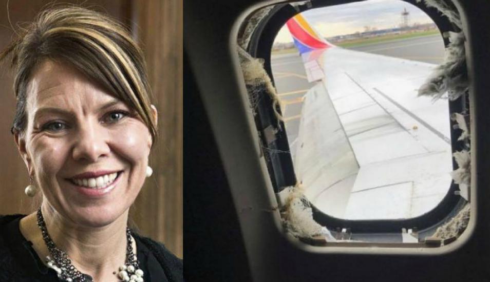Muere mujer que casi fue succionada por la ventana de avión de Southwest