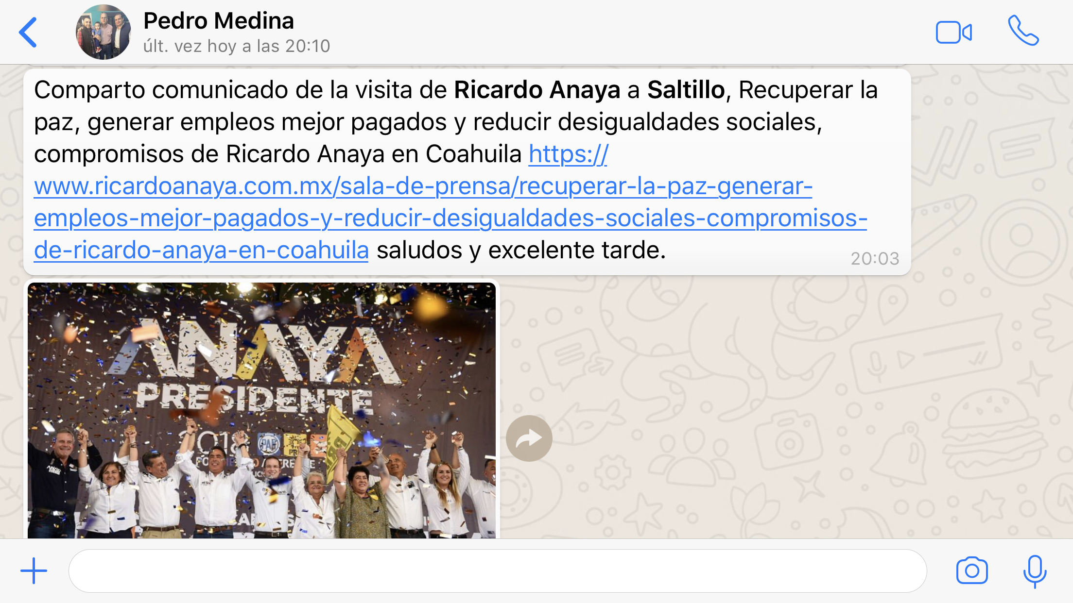 “Borra” el PAN a Alfredo Paredes <br>de evento con Ricardo Anaya