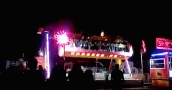 VIDEO: Momento en el que madre e hija caen de juego mecánico en Guanajuato