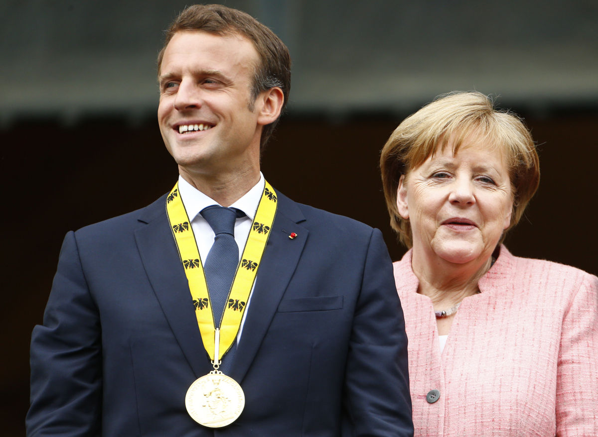 Macron recibe el Premio Carlomagno por su nueva visión de Europa