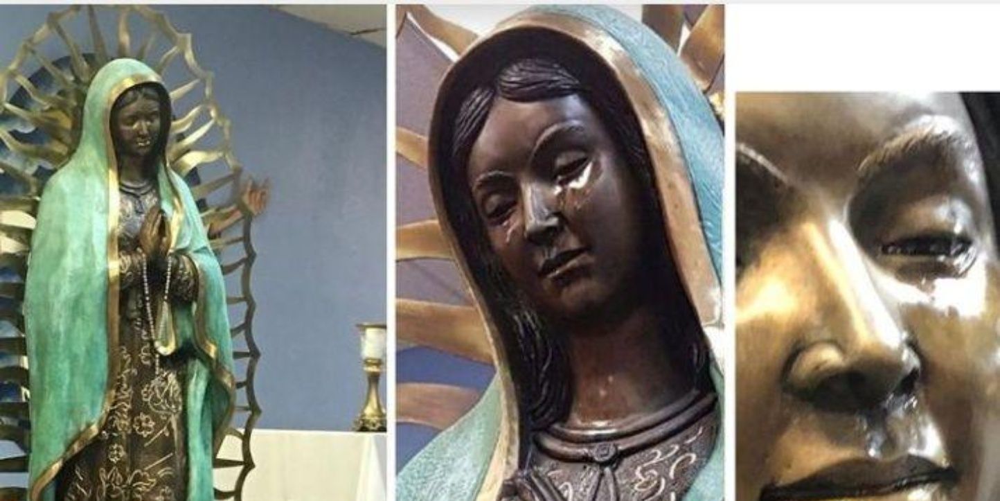 VIDEO: Virgen de Guadalupe llora con olor a rosas