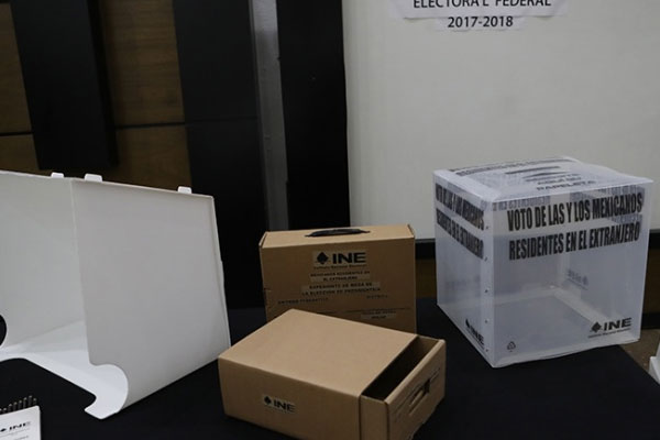 Votos de mexicanos que residen en el extranjero llegan seguros INE