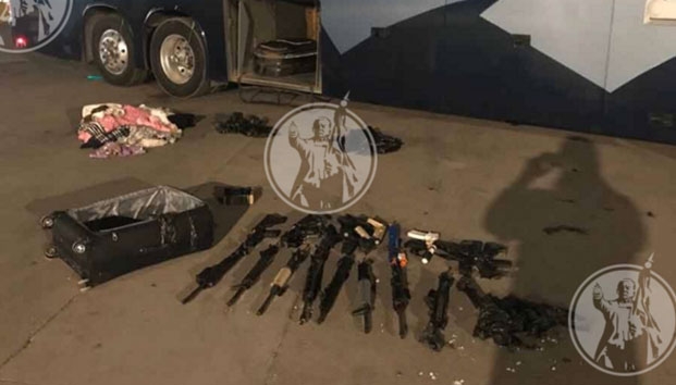 Viajaba con arsenal en autobús a Chihuahua