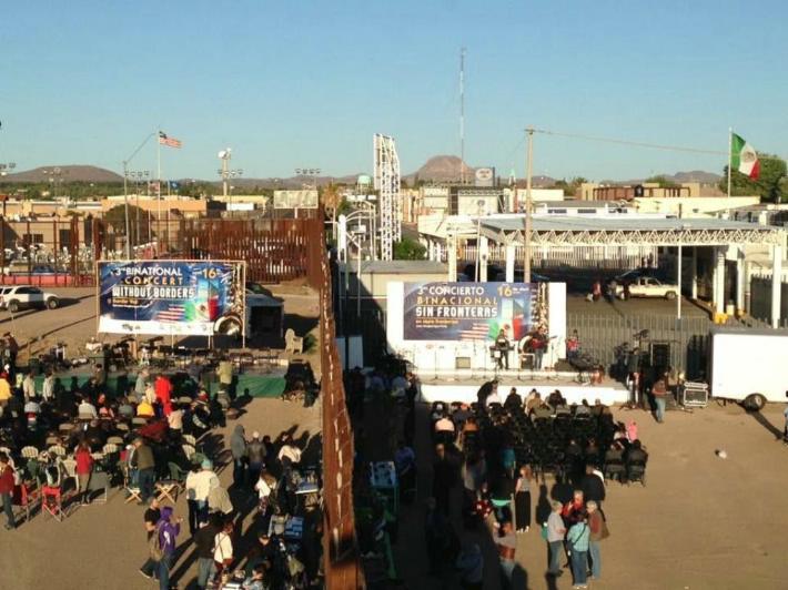 Todo listo para concierto binacional en frontera Sonora-Arizona