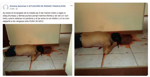 Asesinan a hombre en el centro de Tamaulipas