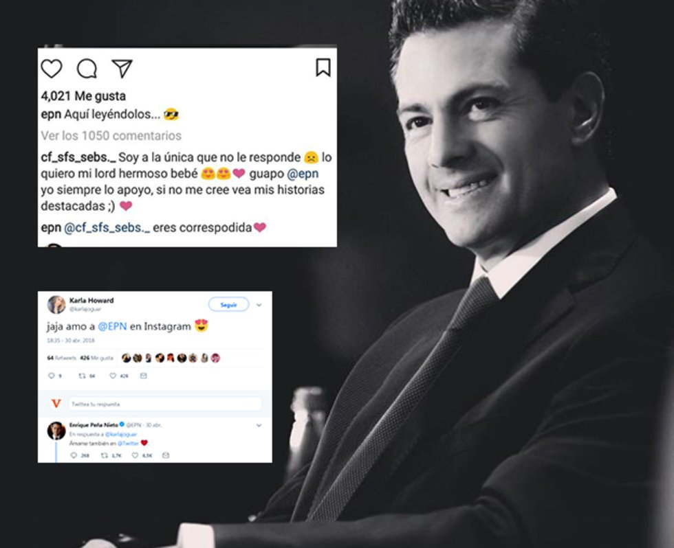 Mujer declara su amor a Peña y él le “corresponde”