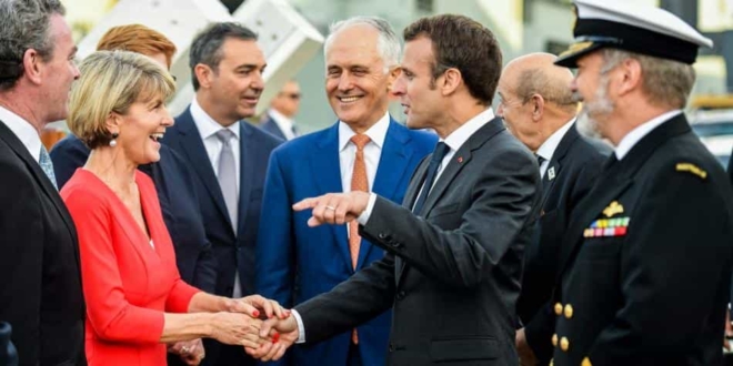 Macron llama por error “deliciosa” a la primera dama de Australia