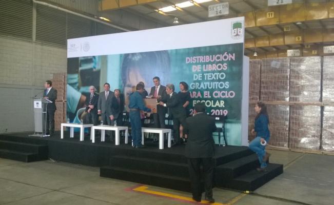 SEP inicia distribución de 194 millones de libros de texto gratuitos