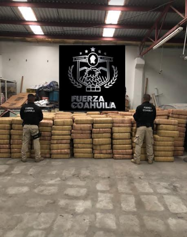 Decomisa Fuerza Coahuila gran cantidad de droga
