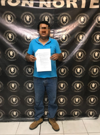 Detienen a hombre acusado de feminicidio en Piedras Negras