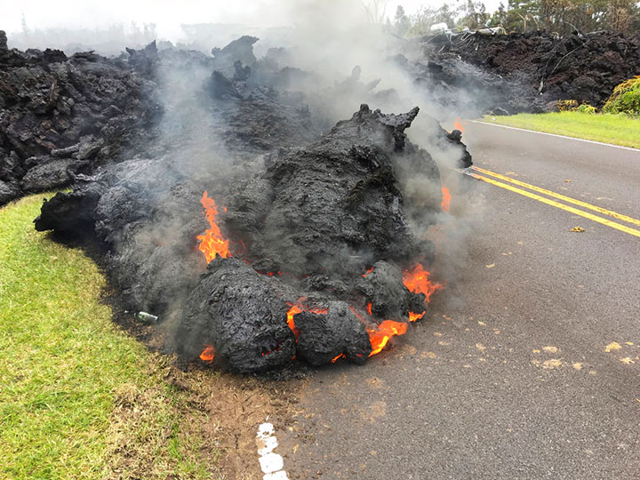 Impactantes imágenes de la erupción del volcán Kilauea