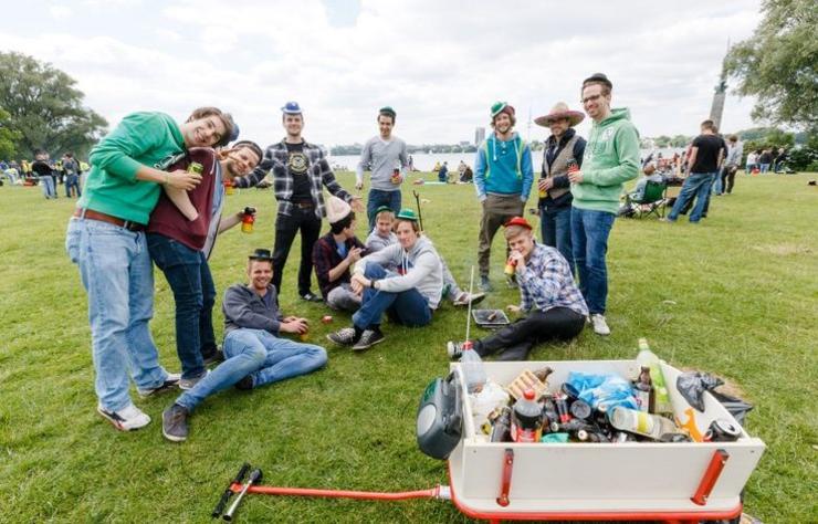 Alemanes celebran hoy el Día del Padre con mucha cerveza