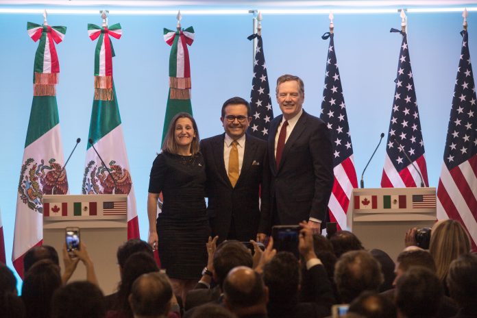 México, EU y Canadá retoman negociación del TLCAN