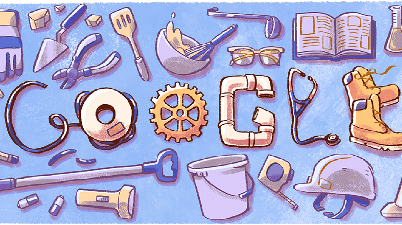 Google celebra el Día del Trabajo con doodle