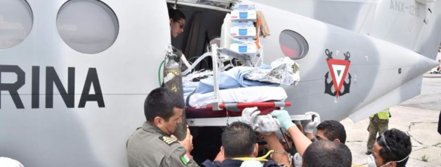 Trasladan a México a dos víctimas de la erupción del volcán en Guatemala