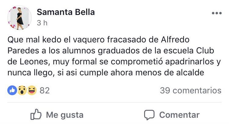 Deja Paredes plantados a <br>alumnos de una escuela