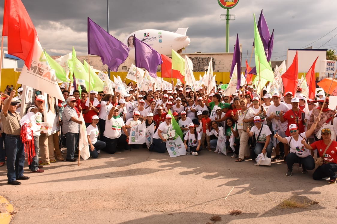 Demuestran apoyo a Lulú <br>Kamar más de mil ciudadanos