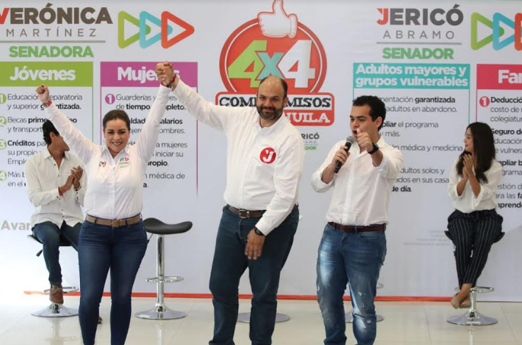 Presentan candidatos al senado “Compromisos 4×4 por Coahuila”