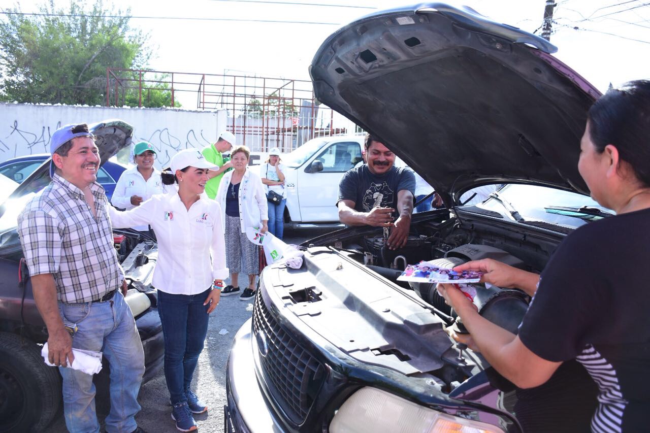 El trabajo transformará a Monclova: <br>Lulú Kamar; llama al voto ciudadano