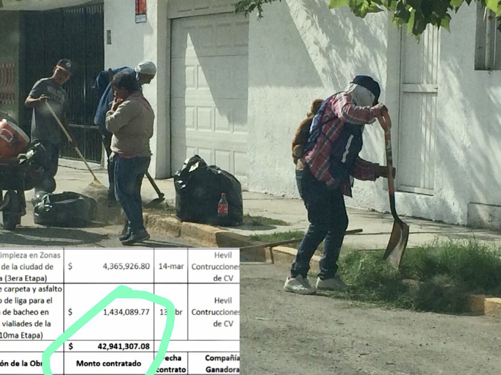 “Paga” Paredes millones por <br>barrer calles de Monclova