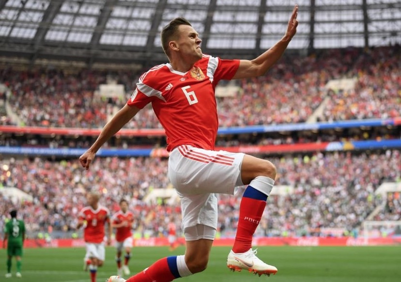 Anfitrión Rusia domina Grupo A tras primera jornada disputada