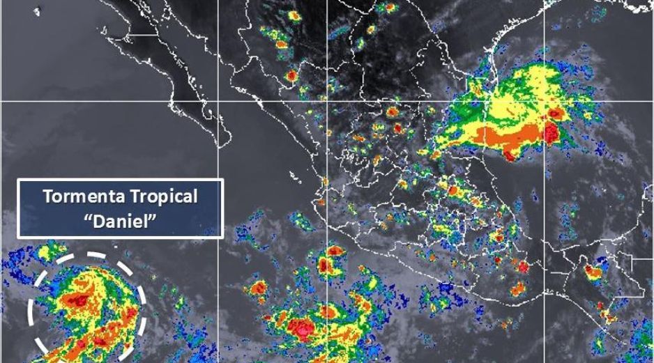 Daniel se degrada a baja presión remanente en el Pacífico