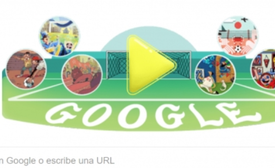 Google se pone la camiseta de selecciones que juegan este día en Mundial