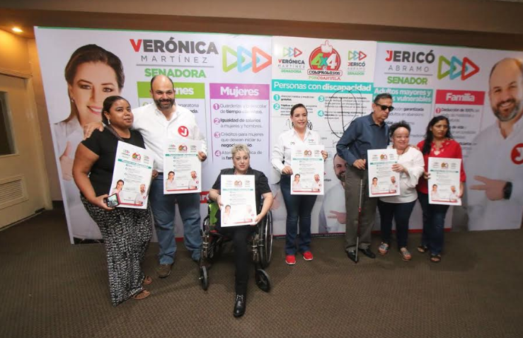 Gestionarán Verónica y Jericó un Instituto Nacional para la Inclusión