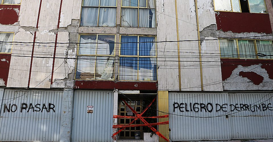 A 9 meses del 19-S sigue el riesgo a personas por edificios dañados