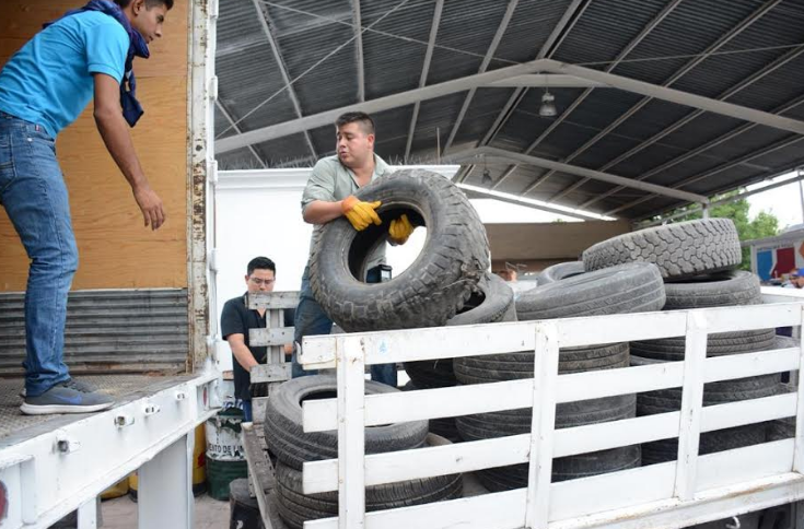 Secretaría de Medio Ambiente pone en marcha campaña de recolección de llantas