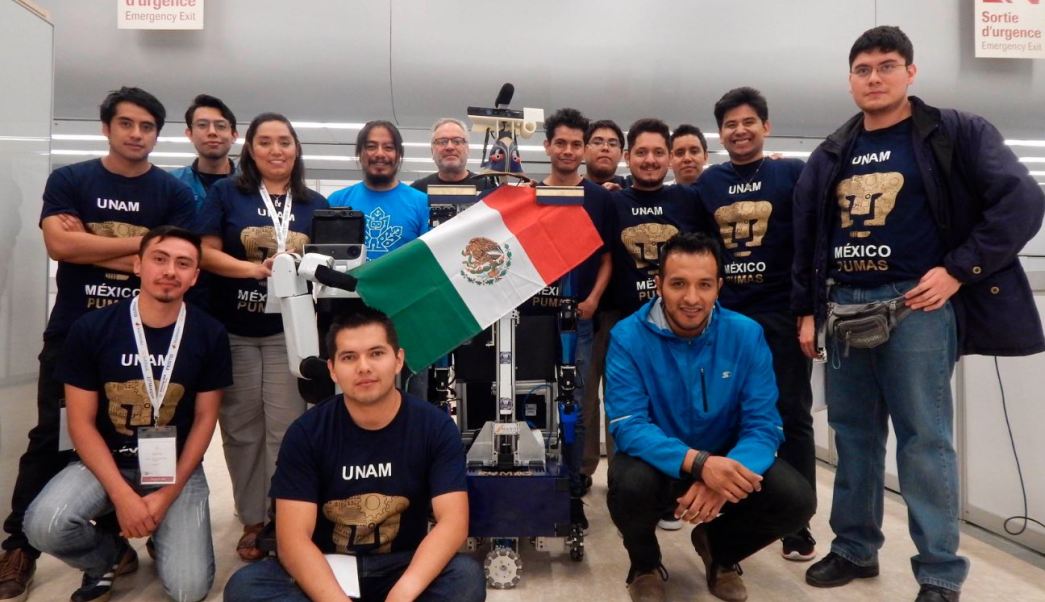 Alumnos de la UNAM ganan segundo lugar en Robocup 2018