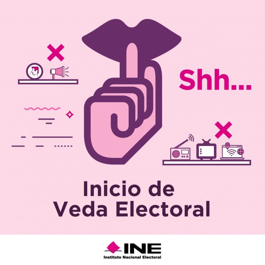 Inicia este día veda electoral