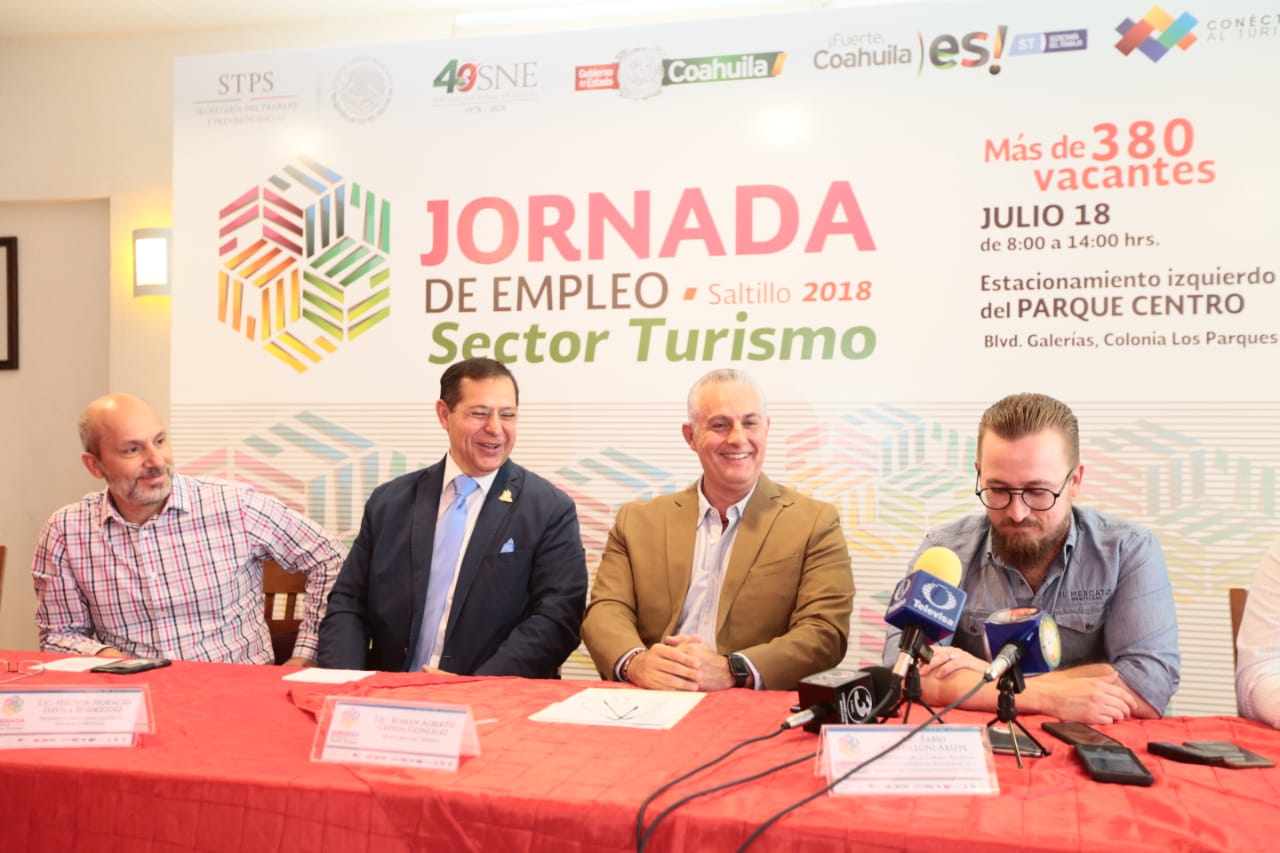 Feria del Empleo para camareros, meseros y recepcionistas en Saltillo