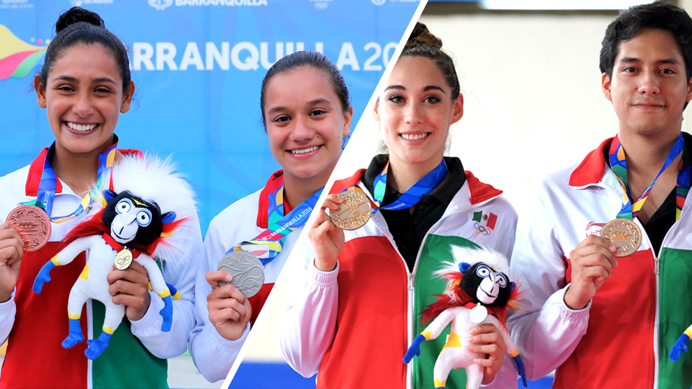 México llega a 100 medallas en Barranquilla 2018