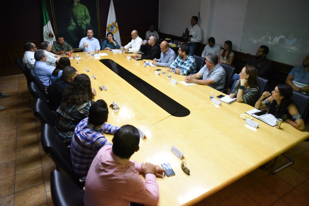 Continúa trabajo por <br>la seguridad de Saltillo