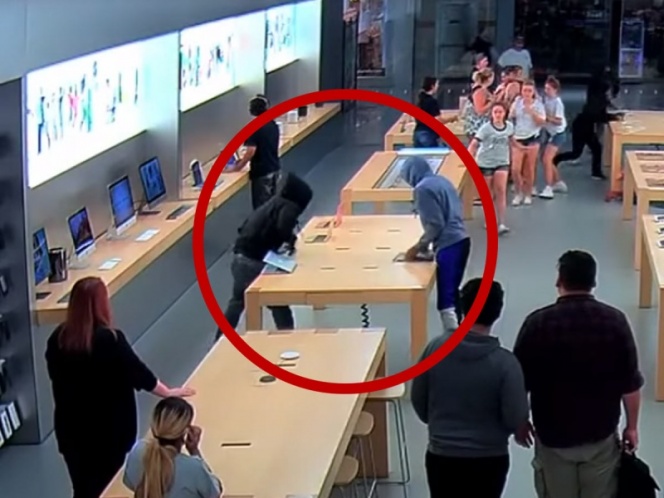 Roban más de 27 mil dólares en productos de una Apple Store