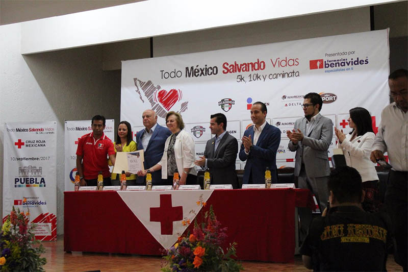 Anuncia Cruz Roja Mexicana carrera deportiva en pro de la salud