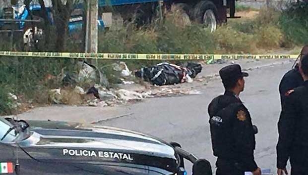 Encuentran cuerpo embolsado en Monterrey
