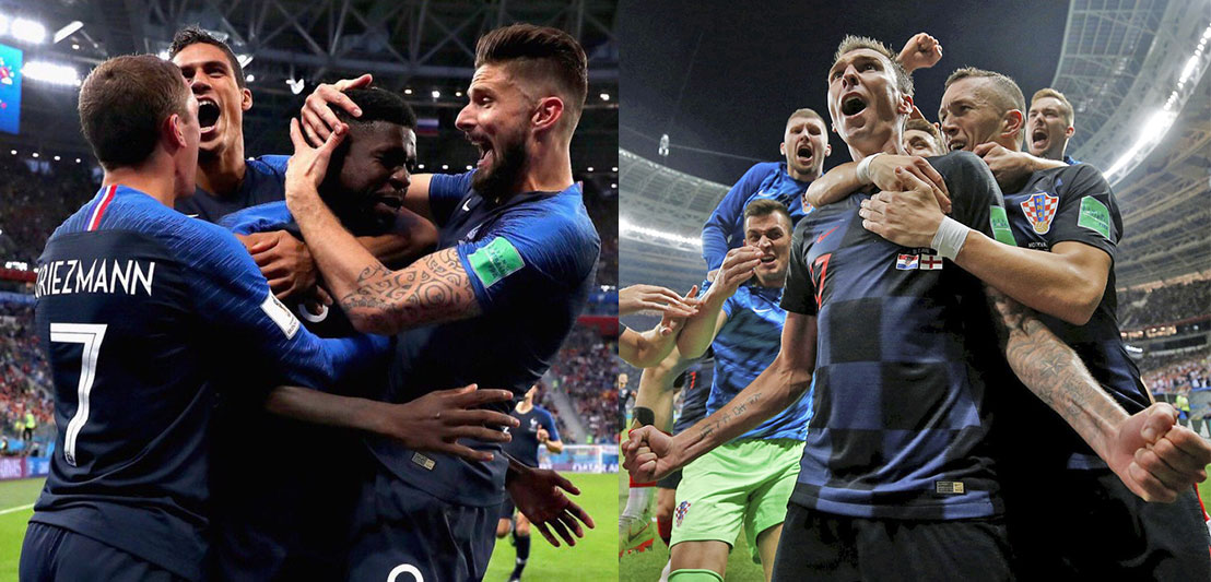 En final inédita, Francia y Croacia <br>definirán al campeón de Rusia 2018