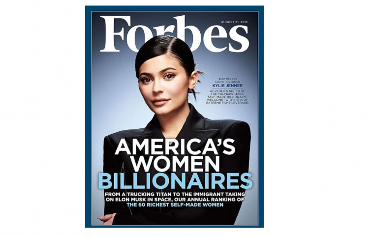 Kylie Jenner, billonaria por cuenta propia: Forbes