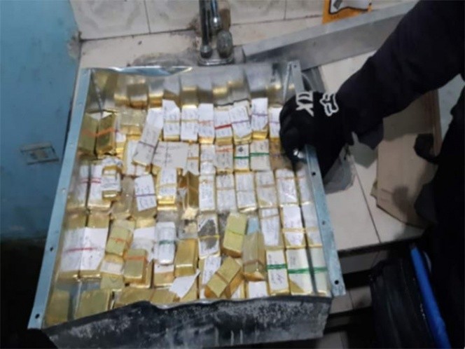 Decomisan en Colombia más de 2 millones de dólares en lingotes de oro